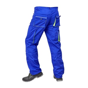 Pantalon talie elite albastru/verde material-bumbac/poliester marimea 48 - Img 2
