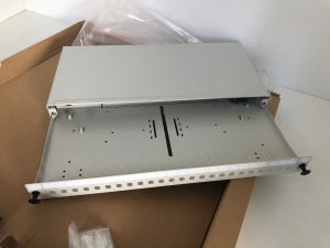 Patch Panel Optic 1U Unload / Nechipat 24 Porturi Alb