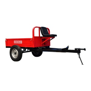 Remorca 600Kg net (700Kg brut) cu scaun pentru motosapa - Img 1
