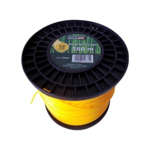 Rezerva trimmer NYL-TEH nylon D-3.0mm L-560m galbena profil-rotund
