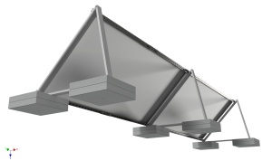 Structura pentru acoperis plat - 45 grade - Img 3