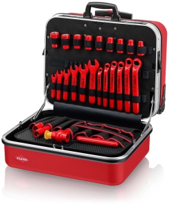 Troler cu scule pentru electricieni BigTwin rosu - Img 4