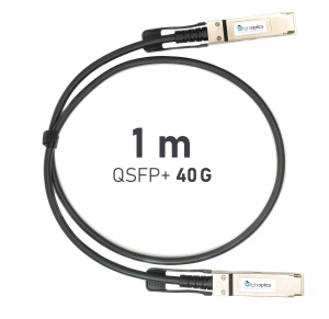 Cablu DAC QSFP+ la QSFP+ 40G cu conectare directă 1m - Img 2