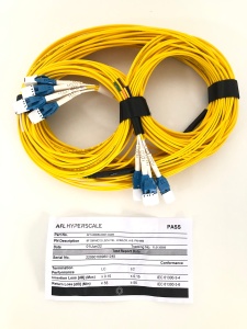 Cablu Patch Optic SM 8 Fibre LCR/LCR LSZH Galben 44m Mini-Core