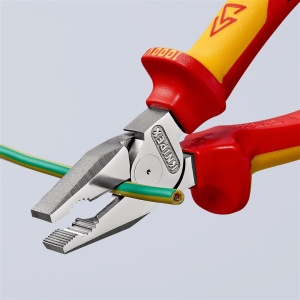 Cleste combinat cu parghie mare - patent VDE 225 mm - 02 06 0225 - Img 4