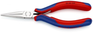 Cleste cu cioc lung semirotund pt electronica 145 mm