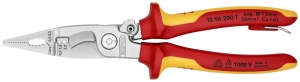 Cleste pentru instalatii electrice, multifunctional VDE cu agatatoare - Img 1