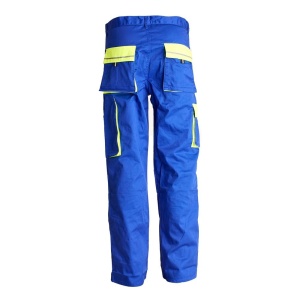 Pantalon talie elite albastru/verde material-bumbac/poliester marimea 48 - Img 3