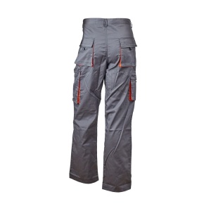Pantalon talie star gri/portocaliu material-bumbac/poliester marimea 46 - Img 2