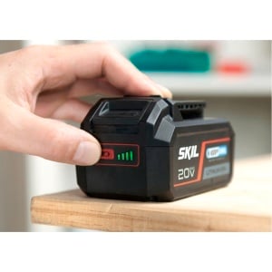 Set incarcator si acumulator Li-Ion 20V Max, 4.0Ah, PWRCORE 20, indicator LED - Img 3
