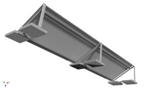 Structura pentru acoperis plat - 30 grade - SGS-SS-SP03 - Img 5