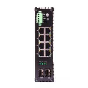 Switch Industrial PoE Gigabit - 8 Porturi RJ45 și 2 Sloturi SFP - Img 2