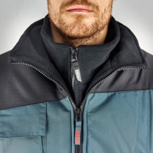 Vesta iarna comet negru/gri poliester/fleece marimea XXL - Img 6