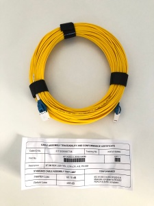 Cablu Patch Optic SM 2 Fibre LCR/LCR LSZH Galben 40m Duplex RDX