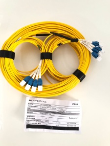 Cablu Patch Optic SM 8 Fibre LCR/LCR LSZH Galben 48m Mini-Core
