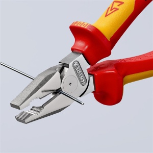Cleste combinat cu parghie mare - patent VDE 225 mm - 02 06 0225 - Img 5