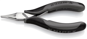 Cleste cu cioc plat pt electronica 115 mm ESD - Img 1