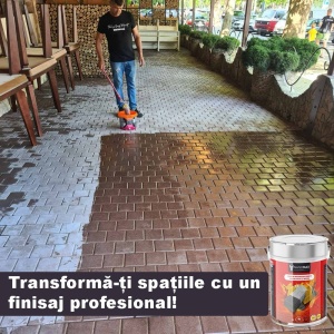Lac Pavaj/Beton, Efect Umed, Transparent, Efect Impermeabilizant, Protectie Hidrofoba, UV si Oleofoba