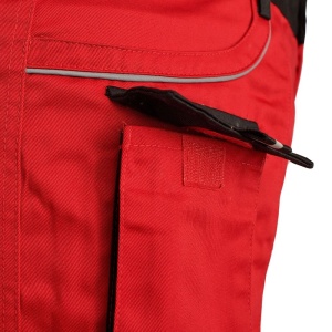 Pantalon talie galaxy rosu/negru material-bumbac/poliester marimea 54 - Img 5