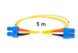 Patchcord SC/UPC-SC/UPC, SM G.657A1, duplex, 5m - Img 2