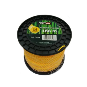 Rezerva trimmer NYL-TEH nylon D-3.0mm L-168m galbena profil-rotund