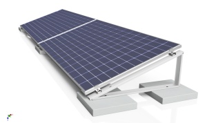 Structura pentru acoperis plat - 20 grade