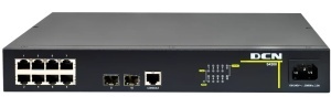 Switch Managed L2 - 8 Porturi Gigabit PoE+ și 2 Sloturi SFP