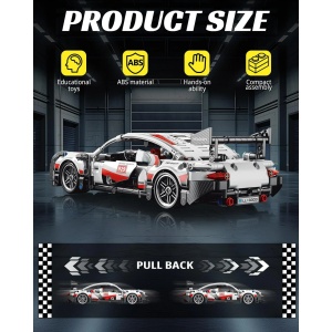 Set constructie 540 Piese Porsche 911 - Img 3