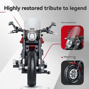 Set de construit Harley-Davidson Softail Slim 542 piese 1:8 - Img 3