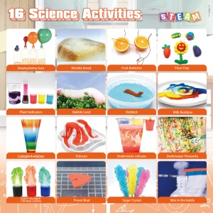 Joc educativ, STEAM, Experiemente in Bucatarie, 16 activitati, lb. Engleza - Img 2