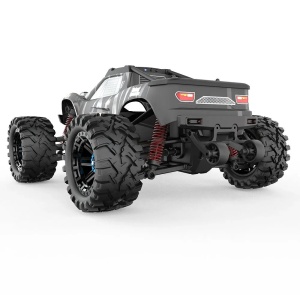 Masina RC cu telecomanda 1:10, 45 KM/H, 4WD, rezistent la apa, distanta 120m, Negru - Img 6
