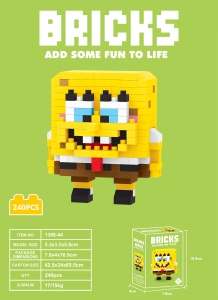 Set constructie 240 Piese Minifigurina SpongeBob - Img 2