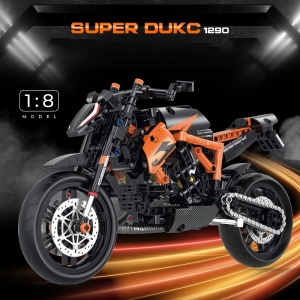 Set de construit KTM Duke 1290 piese 1:8 - Img 5