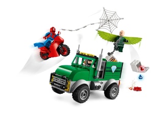 Set de construit Marvel Super Heroes - Vulture's Trucker Robbery 93 Piese