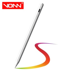 Stylus pen, universal pencil pentru tableta, compatibil cu Android si IOS, penite anti-zgarieturi, fast charger, magnetic, Alb