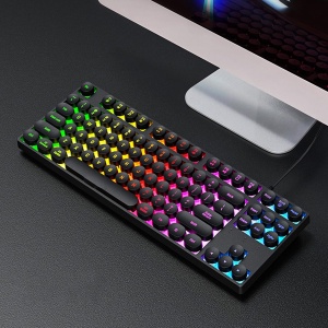 Tastatura Jertech 60%, Ergonomica, RGB, Negru, Gaming - Img 2