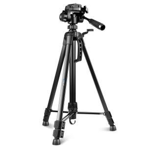 Trepied FOTO Telefon Camera Video 55-140 cm, Aluminiu, Rotire 360, Anti-Alunecare