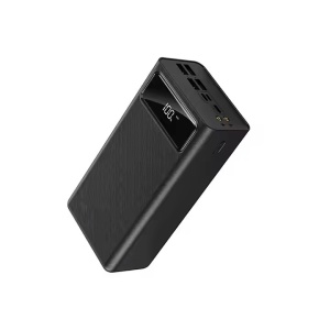 Baterie externa 50000mAh Fast Charge cu 4 x USB, 2x USB-C, Micro USB Negru