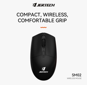 Mouse JERTECH SM-02 800 - 1200DPI Wireless, Bluetooth, Negru - Img 2