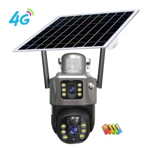 Camera de Supraveghere 4K 8MP cu Panou Solar si Conexiune 4G, Incarcare Solara