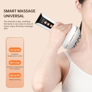 Aparat masaj EMS, electrostimulare,9 trepte incalzire, vibratii, 4 moduri de masaj - Img 4