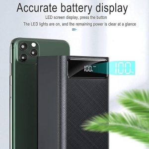 Baterie externa 50000mAh Fast Charge cu 4 x USB, 2x USB-C, Micro USB Negru - Img 3