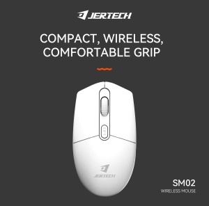 Mouse JERTECH SM-02 800 - 1200DPI Wireless, Bluetooth, Alb - Img 3