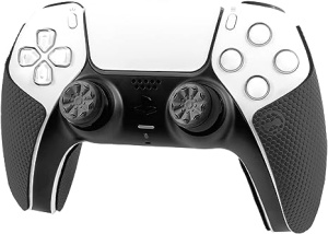 Set 2 Bucati Thumbgrip din Silicon Performance KontrolFreek GALAXY Negru PS5/PS4 - Img 3