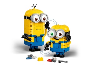 Set de construit Minions - Brick-built Minions and their Lair 876 Piese