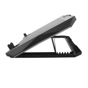 Cooler Laptop 1 Ventilatoar 140mm RGB LED Inaltime ajustabila, 2 porturi USB - Img 6