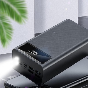 Baterie externa 50000mAh Fast Charge cu 4 x USB, 2x USB-C, Micro USB Negru - Img 5