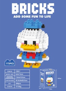 Set constructie 172 Piese Minifigurina Donald Duck - Img 2