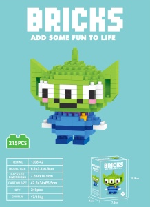 Set constructie 215 Piese Minifigurina Toy Story Aliens - Img 2