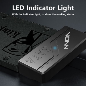 Adaptor USB 3.0 la SATA, pentru HDD/SSD 2.5/3.5 inch, plug and play, cu 12V sursa de alimentare EU - Img 3